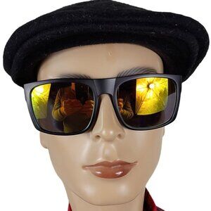 SHARKEYES RECTANGLAR BLACK MIRRORED  SUNGLASSES  NSPORT2